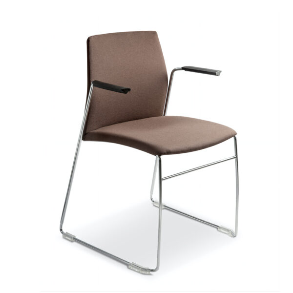 Aris 660 chair with armrest front view