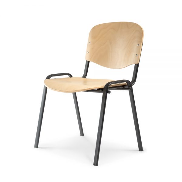 Koinè 415 - Chair in beechwood for community