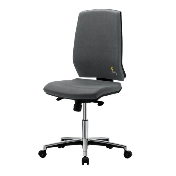 Gref 261 - Antistatic office chair  with ergonomic high backrest.