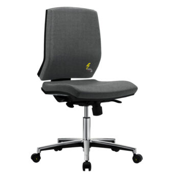 Gref 263 - Antistatic swivel chair for office with castors, with low backrest.