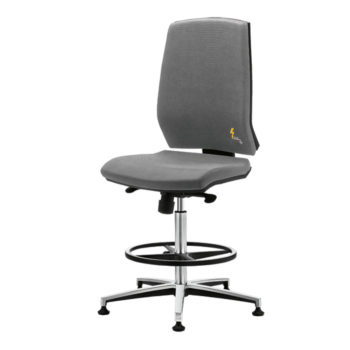 Gref 271 - Antistatic office and laboratory stool with high backrest|