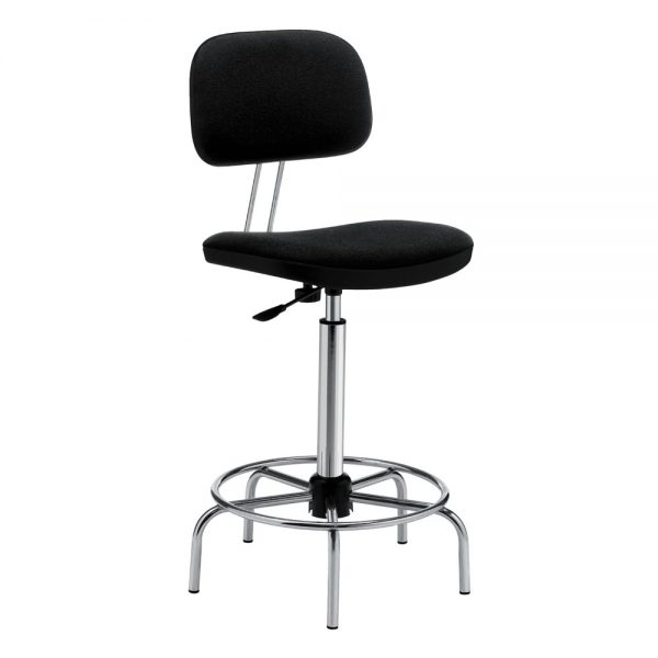 Swivel work stool mod. 1109 upholstered